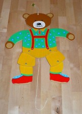 Hampelmann/Hampelfigur, Bär mit Schnur, vermutlich von atelier B: Bodelschwingh