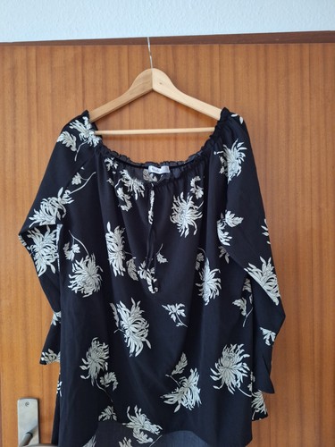 Damentunika schwarz mit - ,