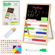 Abakus Holz Abacus Lernspielzeug Kinder Rechenschieber Zahlenspiel Grundschule