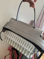 Tod's Metallic Grey/White