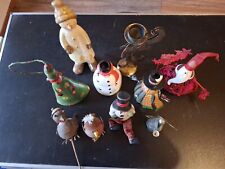 10 Weihnachtsfiguren, Alt, Teelichthalter, Engel, Schneemann, Weihnachtsmann