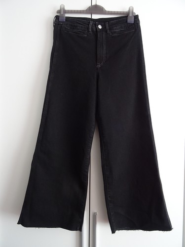 Schwarze culotte jeans von - schwarze, culotte-jeans