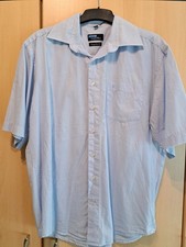 Herrenhemd Kurzarm, Hellblau, Blau, Größe 41, Bügelleicht, Art Sachs