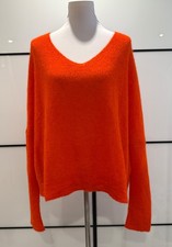 NARLI Häkelpullover Damen Pullover Gr. EU L Rot Casual-Look NEU
