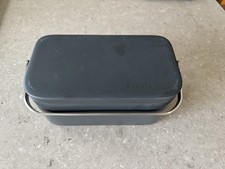 BRABANTIA Abfalleimer BIO LBH 12.70x10.70x22.10 cm grau Mülleimer Abfallsammler