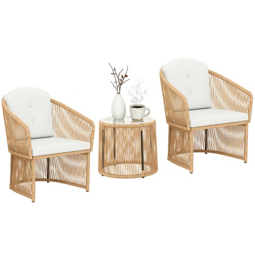 Rattan bistro set mit - rattan-bistro-set,