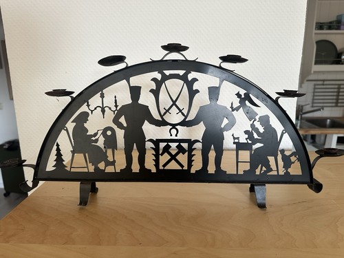 Schwibbögen metall schwarz - 4,