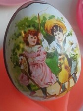 Metall Automaten-Ei Osterei OsterHase Nostalgie Landhaus Füllei Ian Logan