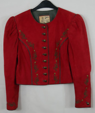 ORIGINAL DANIEL LEDER ATELIER MÜNCHEN 100%LEDER Jacke Rot Größe 38/40 NAPPALEDER