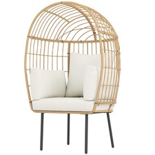 Rattansessel Ei-Förmig mit