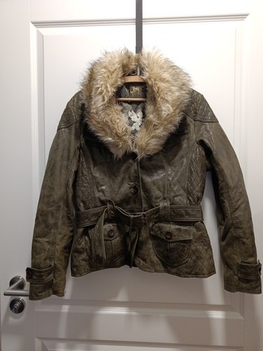 Damen leder jacke - damen,