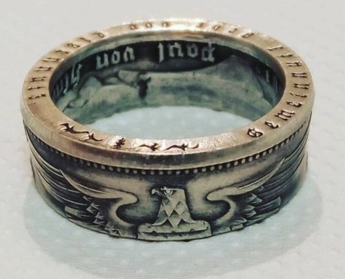 Ring aus silbermünze - ring, 5