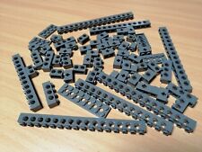 LEGO Technic Konvolut Lochstangen Lochsteine dunkelgrau / Technik grau