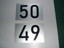 Hausnummer zahl nummer schild - zahl,