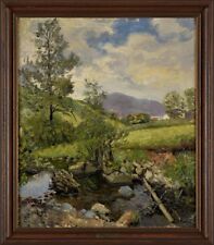 Altes Gemälde Öl Landschaft