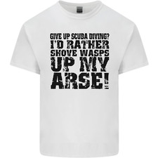Geben Geschnürt Scuba Tauchen Diver Tauch Lustig Herren Baumwolle T-Shirt