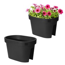 Balkon Geländer Blumen Topf