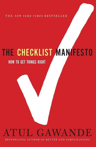 The checklist manifesto atul - |,