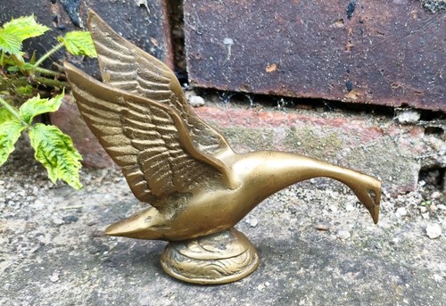 Messing gans figur ente schwan - gans,
