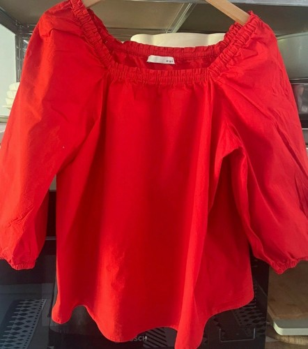 Bluse oui rot 40 - bluse,