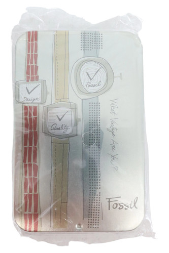 Fossil blechdose mehrfarbig - fossil,