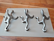 Kleiderhaken Edelstahl  3 Stück