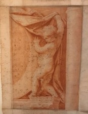 Roetelzeichnung Putto 17