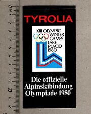 Aufkleber/Sticker TYROLIA