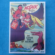 MOSAIK Digedags PUZZLE Nr 62 " IM LANDE DER SAURIER" Hannes Hegen Z0 Z1