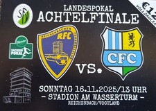 Ticket Sachsenpokal Reichenbacher FC - Chemnitzer FC 16.11.2025 Variante 1