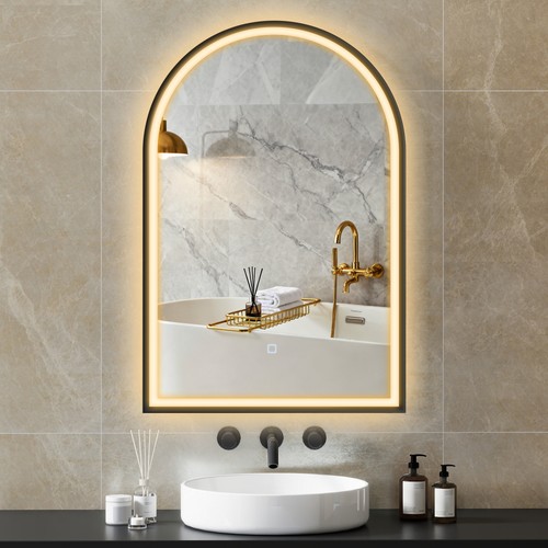 Homcom led badezimmerspiegel - homcom,