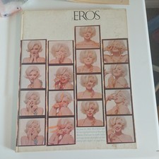 EROS Autumn 1962 hardback Book Marilyn Monroe with proof of purchase paper cut