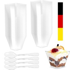 50Pcs Mini Desserttasse