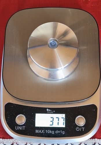 Schallplattengewicht 377g für