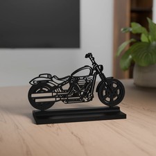 Harley Davidson Streetbob 114 Modell 3D Dekoration - Geschenk für Motorradfans
