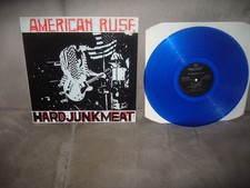 Punk LP THE AMERICAN RUSE "HARD JUNK MEAT" 1990  blue Wax