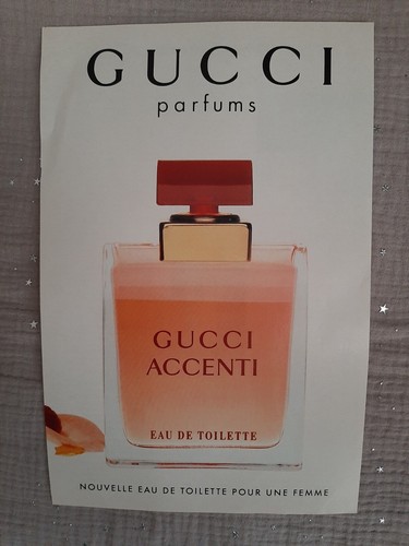 Werbepapier parfum gucci - werbepapier,