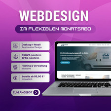 Professionelles Webdesign im
