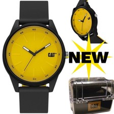 Cat Insignia Black/Yellow Men