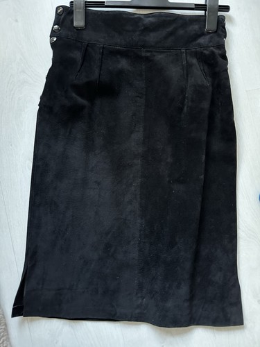 Damen wildlederrock schwarz - damen,
