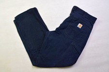 Carhartt Hose Dungaree Relaxed Fit Flex Stretch Workwear Jeans Trouser W 34 L 30