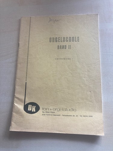 Orgelschule band 2 - orgelschule,