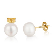 Paar echte Süßwasserperle