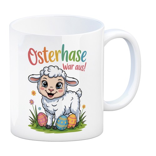 Osterlamm kaffeebecher - osterlamm,