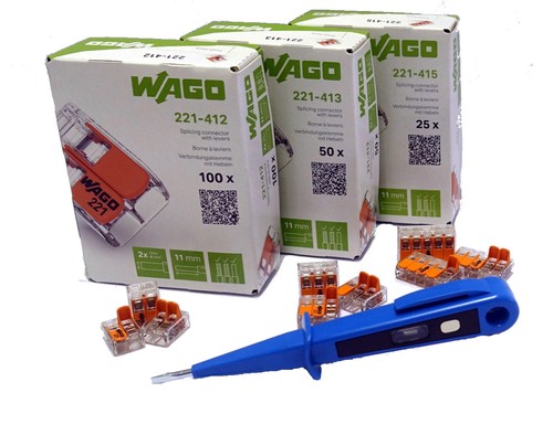 Wago dosenklemmen set 100x - wago,