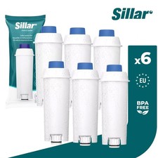6x Wasserfilter passend für alle Delonghi mit DLS C002 / SER 3017 ECAM ESAM BCO