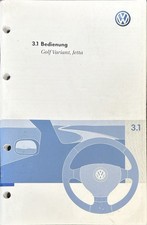 VW Golf Variant und Jetta Bedienungsanleitung 05/2007