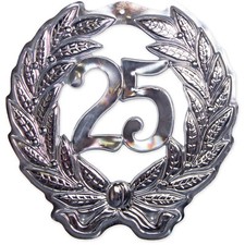 1 Zahl Jubiläum 25 silber 40