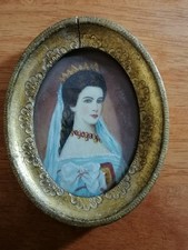 Bild..Bildnis von Sissi..auf Elfenbein gemalt..sehr edles Teil..aus Nachlass