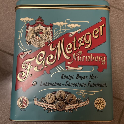 Blechdose keksdose reklame - blechdose,